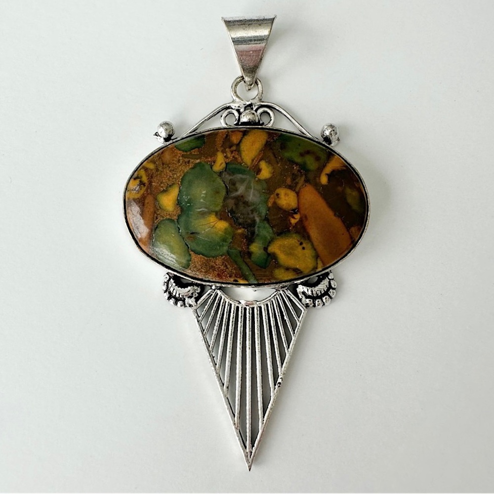 Fruit Jasper pendant